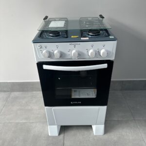Fogão 4 bocas Atlas Mônaco Plus Branco Mesa inox e acendimento automático (Novo de Outlet) 1 Ano de Garantia