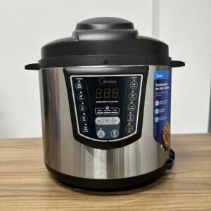 Panela de Pressão Elétrica 6 L Digital Inox Midea (Nova de Otlet) 1 Ano De Garantia