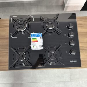 Cooktop Itatiaia 4 Bocas Vidro Preto (Novo de Outlet) 1 Ano De Garantia