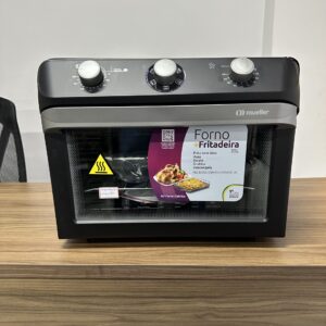 Air Forno Elétrico e fritadeira Mueller 35 Litros Preto com função Fryer (Novo De Outlet) 1 Ano De Garantia