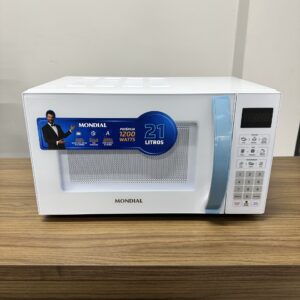 Micro-Ondas, Mondial, Branco, 1200W (Novo De Outlet) Novo De Outlet