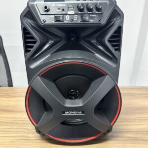 Caixa Amplificada Connect Lights, Mondial, Preto/Vermelho, 400 (Nova De Outlet) 1 Ano De Garantia