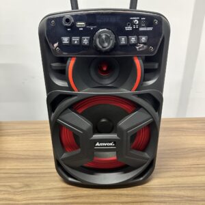 Caixa de Som Amplificada Amvox ACA 221 Gigante II - 220W RMS, Bluetooth, Rádio FM, USB (Novo De Outlet) 1 Ano De Garantia